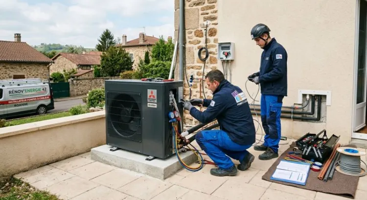 Faire poser une pompe à chaleur à Roanne : prix, aides et choix de l'installateur